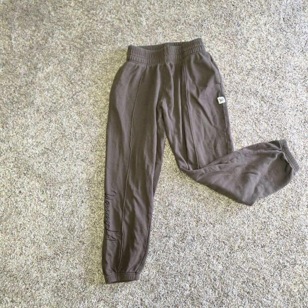 YoungLA Women’s Brown Joggers – Athletic Lounge Sweatpants XS